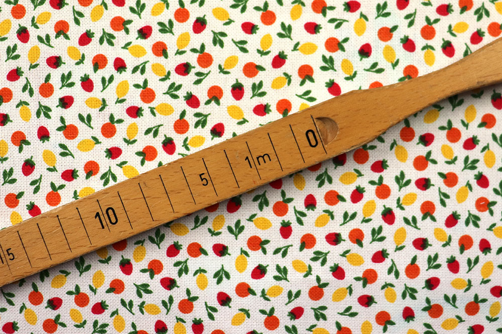 Dekostoff - Mini-Früchte