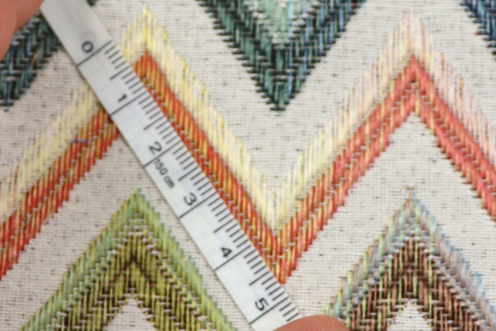 Gobelin-Stoff - Indian Zick-Zack