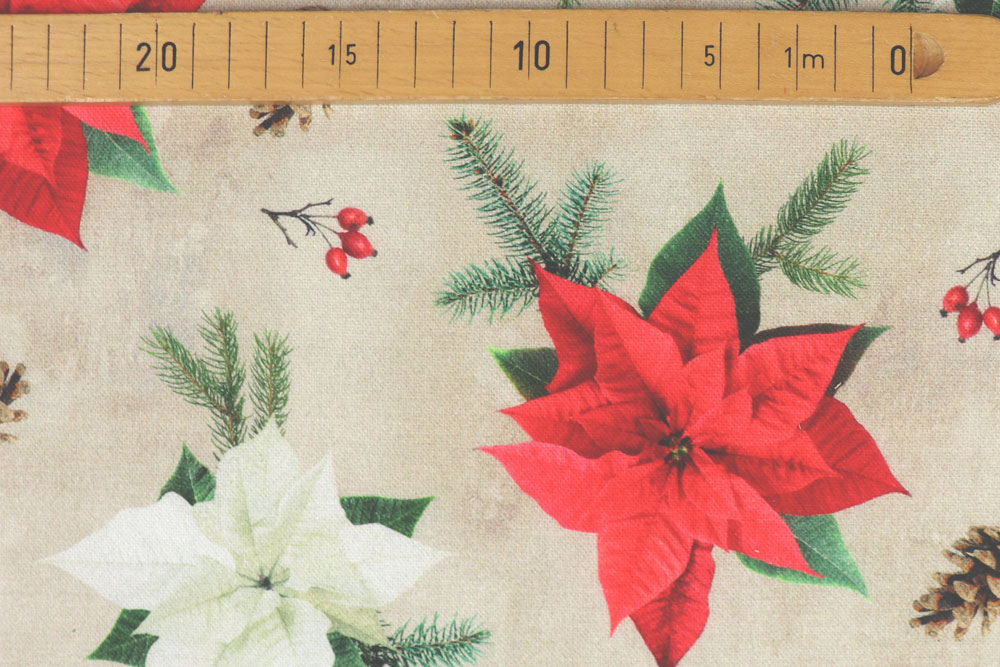 Dekostoff Premium - Weihnachtssterne