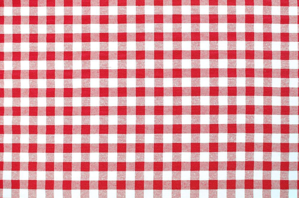 Dekostoff Vichy-Karo 1,5 cm - 280 cm breit - Rot/Weiß