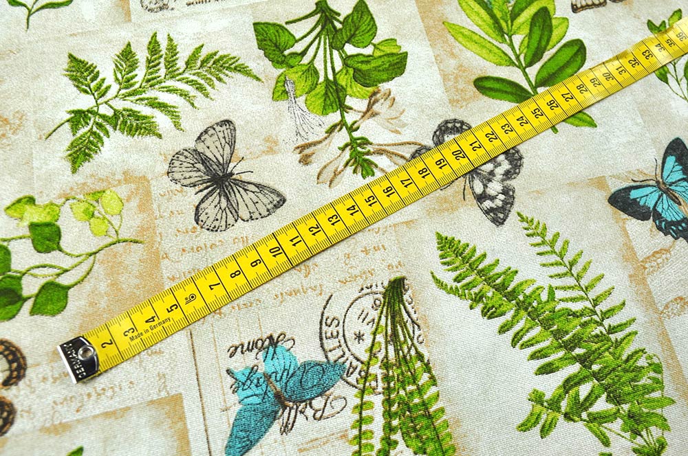 Dekostoff - Poésie Papillon - 280 cm