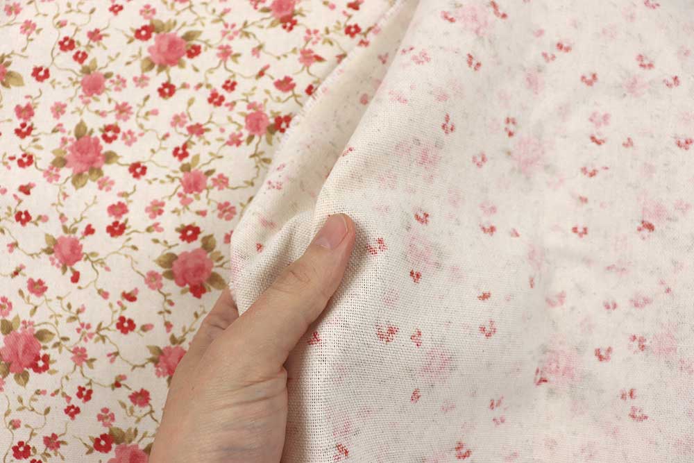 Dekostoff Panama - Kleine Rosen - 280 cm