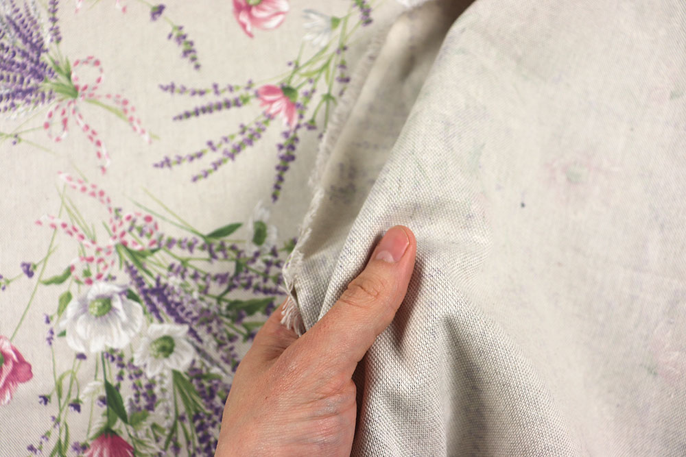 Dekostoff Leinenoptik - Provence Bloom - 280 cm