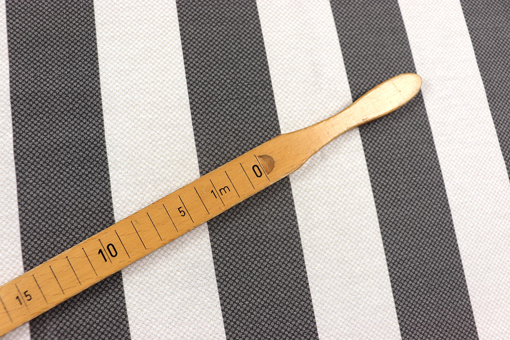 Dekostoff - Blockstreifen - Grau - 280 cm