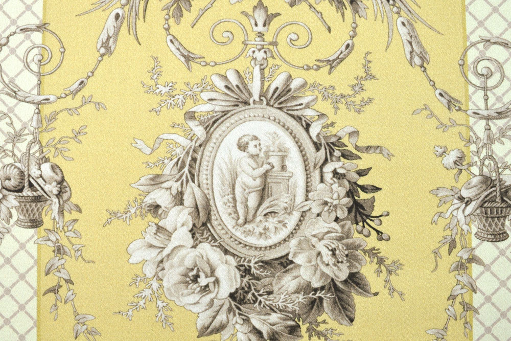 Dekostoff deluxe - Versailles - Toile Streifen - 280 cm - Gelb