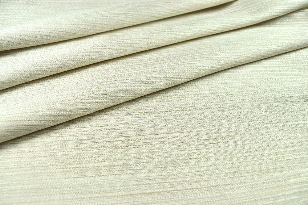 Dekostoff Jacquard - zweiseitig - Streifenmeer - Creme/Beige