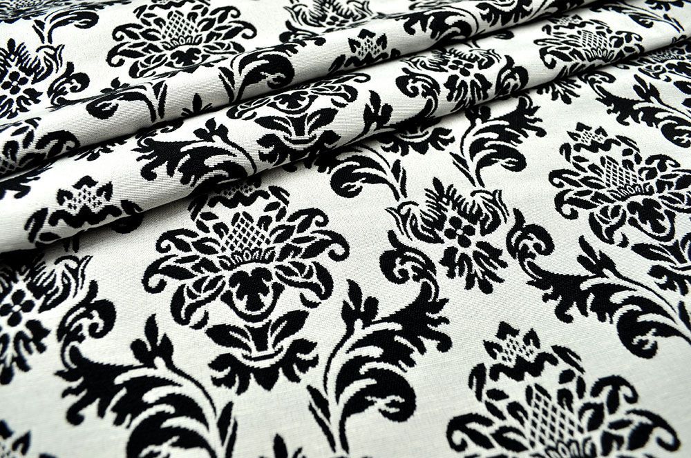 Dekostoff Jacquard - zweiseitig - Barock-Ornament