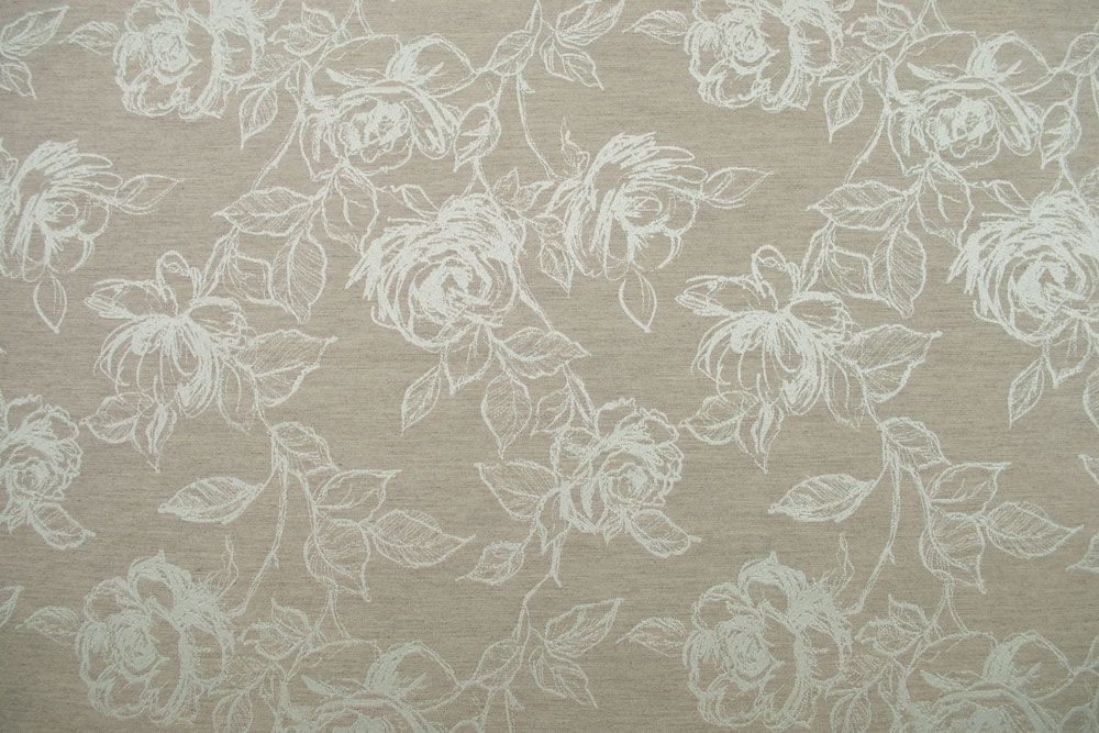 Jacquard Rosen - Beige/Creme