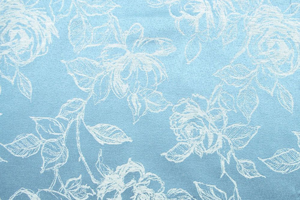 Jacquard Rosen - Blau/Hellblau