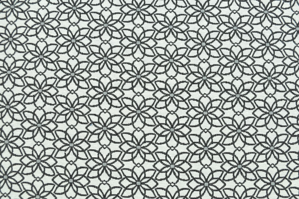 Jacquard-Dekostoff - Saint Lucia - Weiß