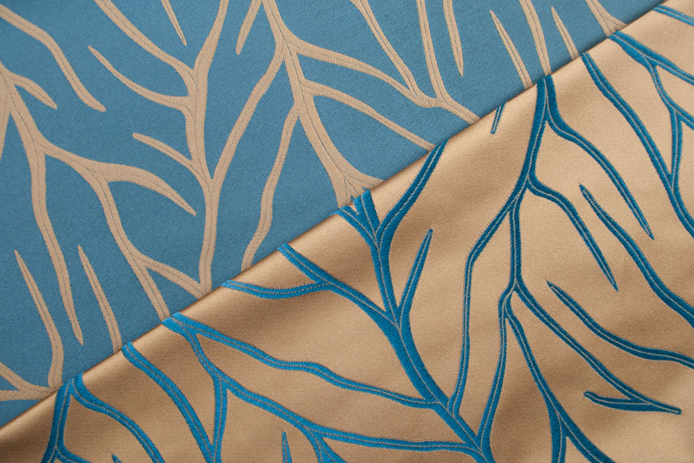 Golden Leaves - Dekostoff Jacquard