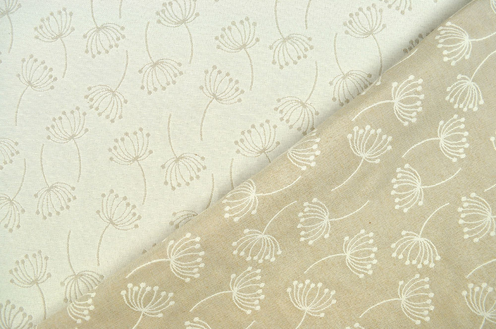 Dekostoff Jacquard - Dandelion - Beige/Creme