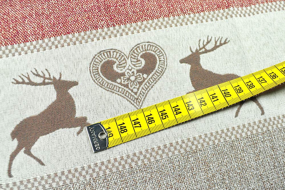 Wende-Jacquard-Dekostoff - Landhausfreude