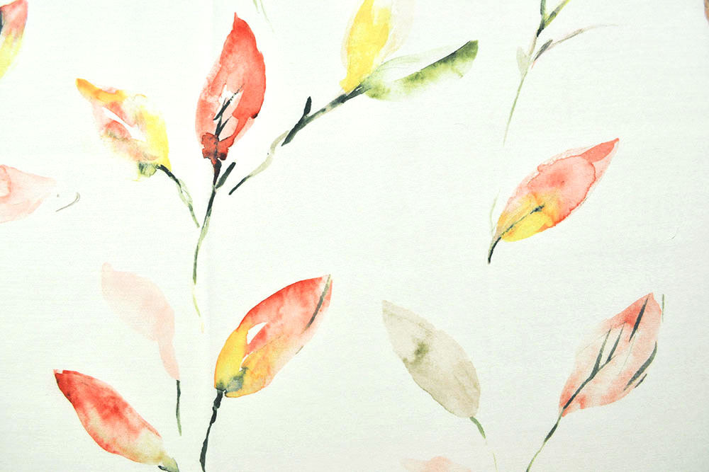 Deko- und Gardinenstoff - Watercolour Leaves