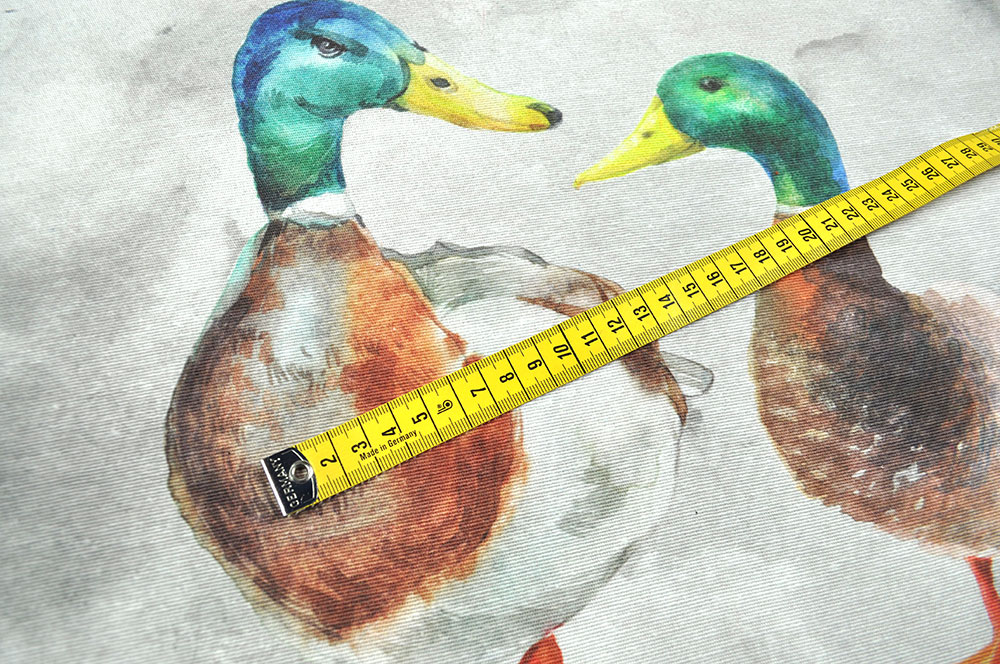 Deko-Kissenpanel - Entenpärchen