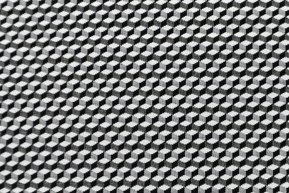 Jacquard-Dekostoff - Cube Noir