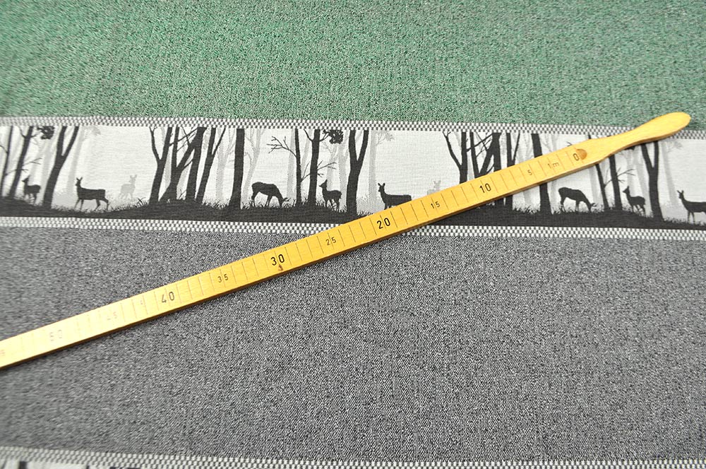 Dekostoff Jacquard - Rehwald - permanent schwer entflammbar