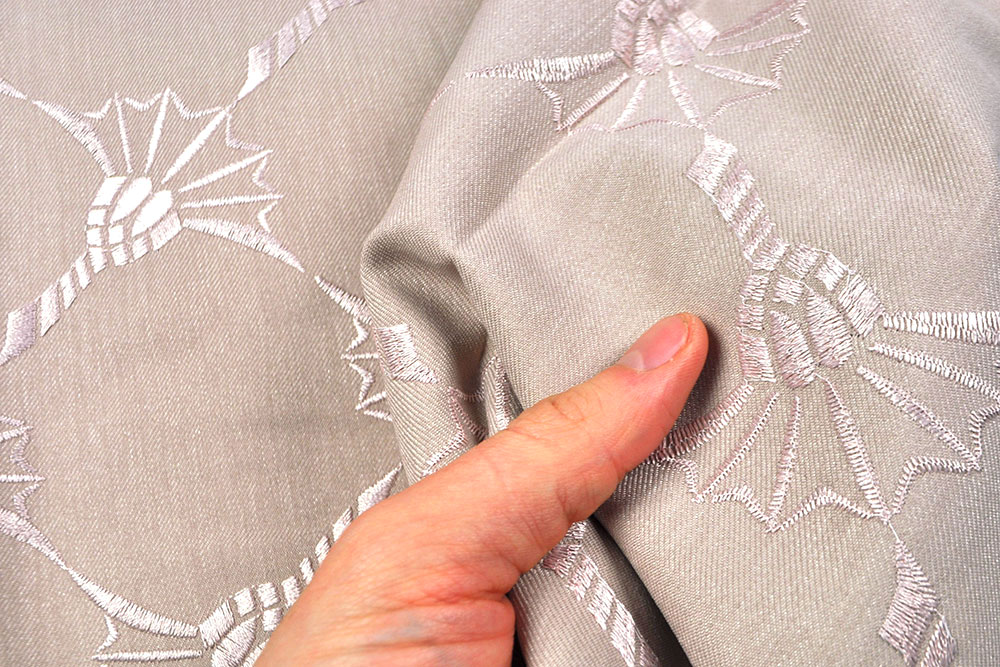 JOOP! - Kornblumen-Stickerei - Rosé