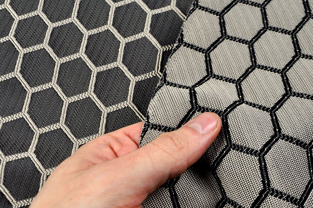 JOOP! - Jacquard Hexagon - Anthrazit/Beige