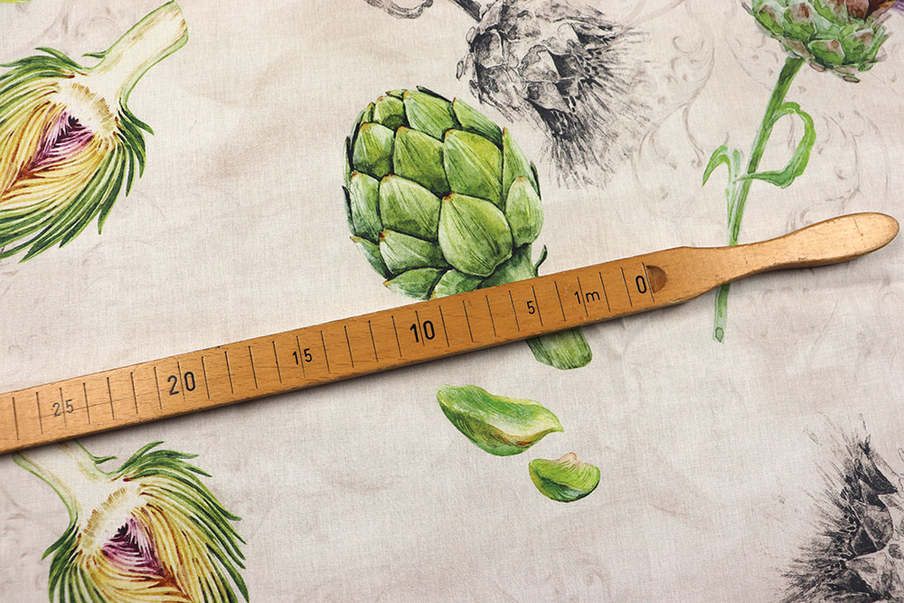 Outdoor-Dekostoff - Artischocke