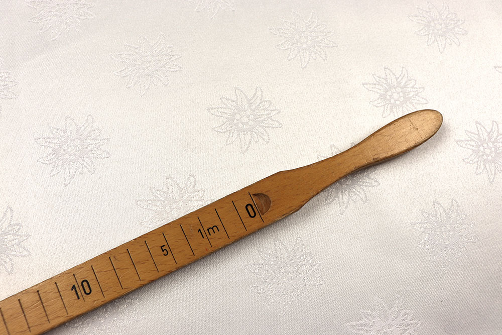 Landhaus-Damast - Edelweiß