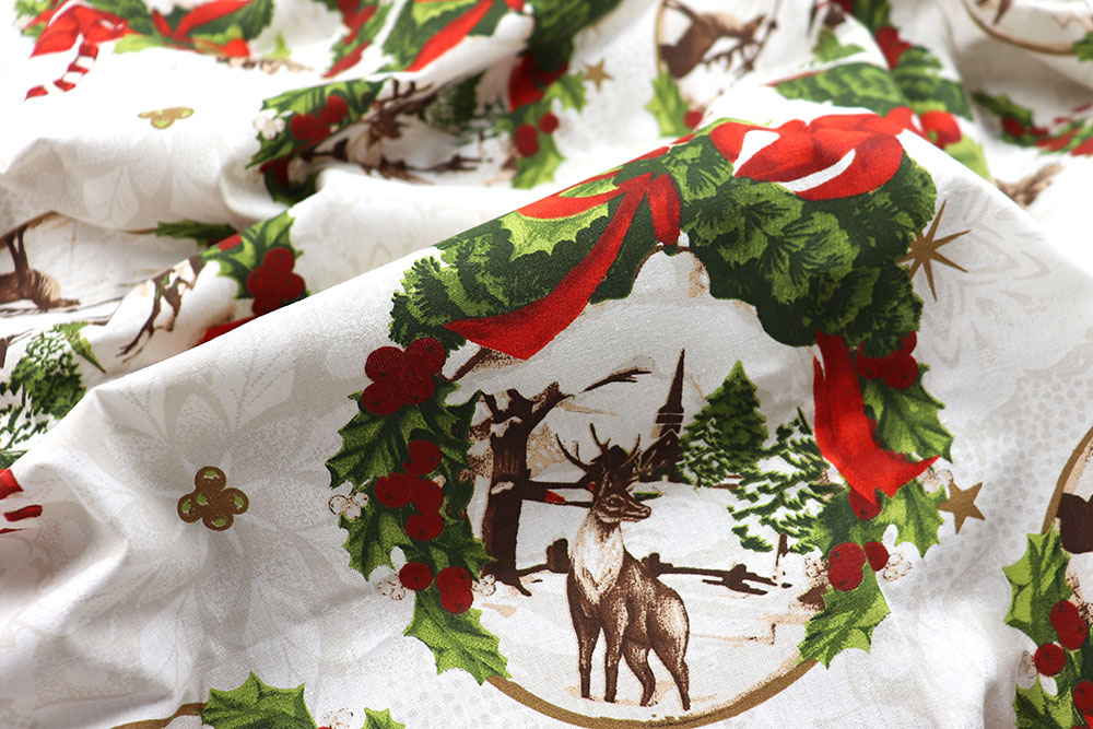 Weihnachtsstoff - Feliz Navidad