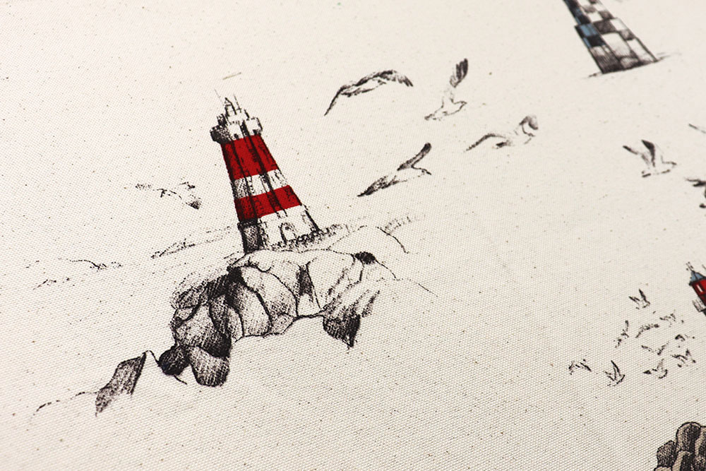 Dekostoff - Leuchtturm