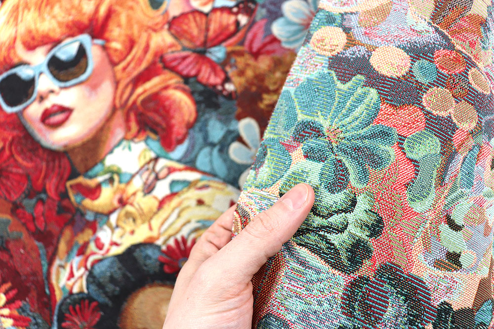 Gobelin-Stoff - Girl Power