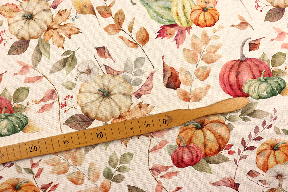 Recycling-Dekostoff - Pumpkin Poetry