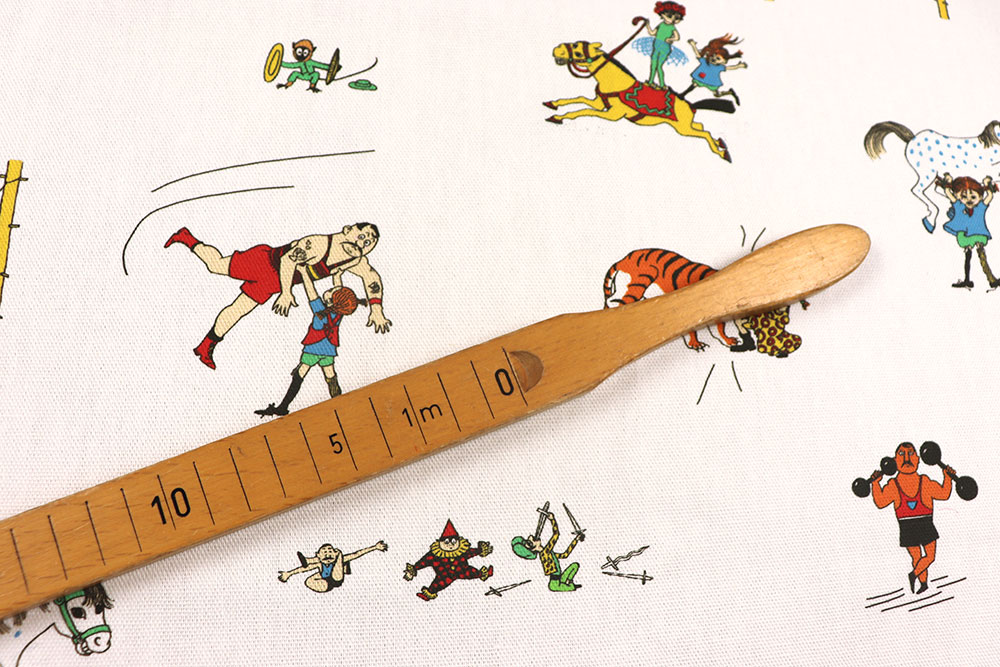 Dekostoff - Pippi im Zirkus