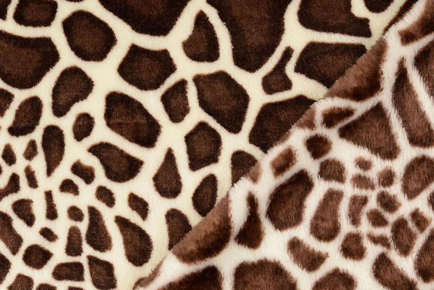 Flausch-Fleece - Giraffe