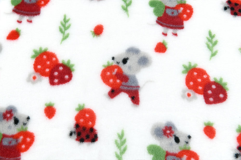 Wellness-Fleece - Erdbeer-Maus