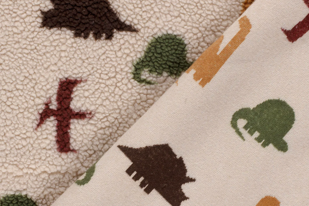 Sherpa Fleece - Tiny Dinos