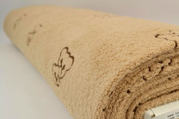 Flausch-Teddy bestickt - Bärchen