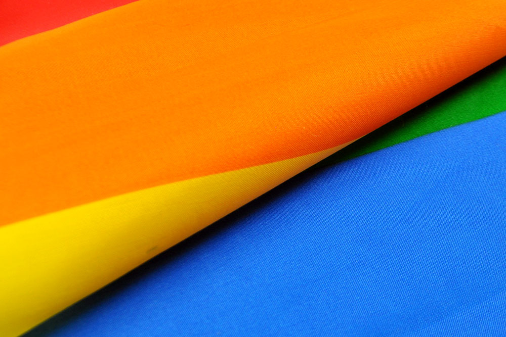 Flaggenstoff - Regenbogen