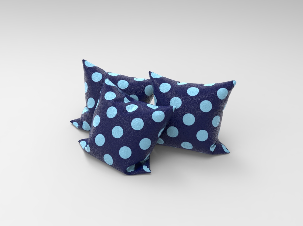 Fleece-Stoff - Große Tupfen