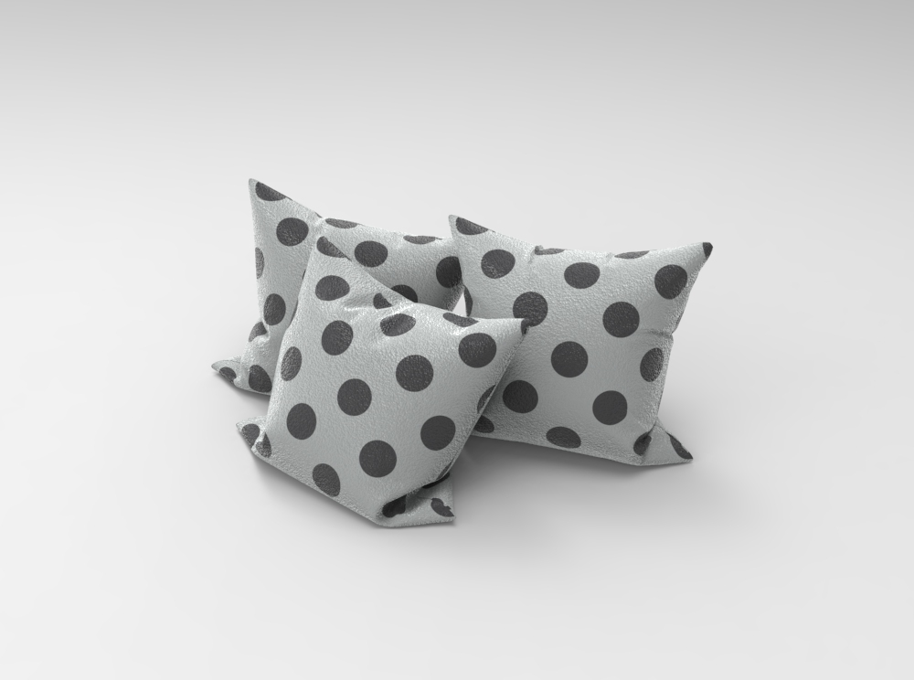 Fleece-Stoff - Große Tupfen