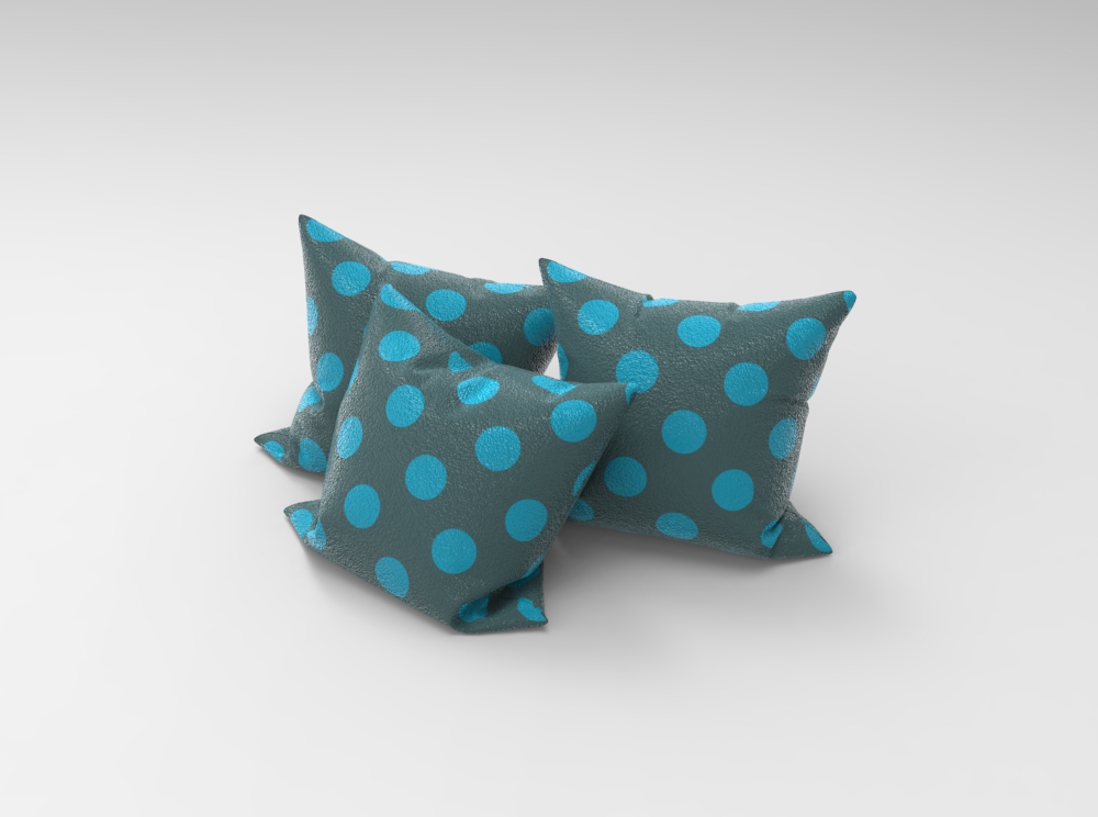 Fleece-Stoff - Große Tupfen