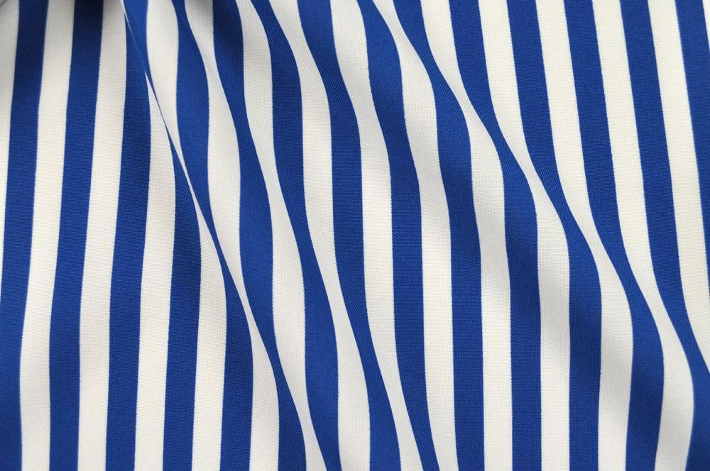 Universalstoff Streifen - Blau/Weiß