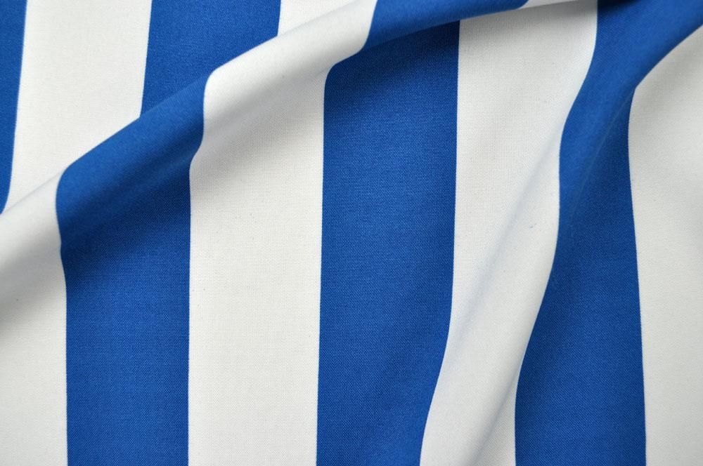 Universalstoff - Streifen breit - Blau/Weiß - B-Ware