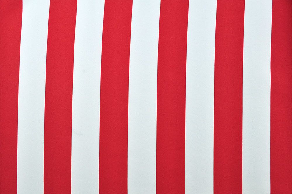 Universalstoff - Streifen breit - Rot/Weiß