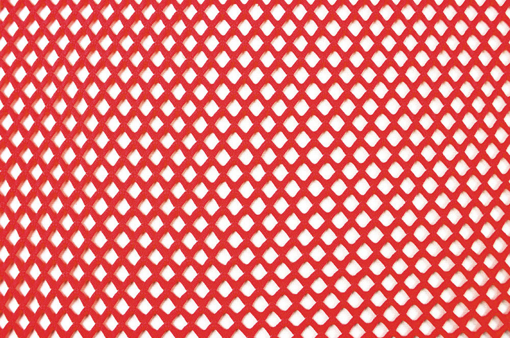 Netzstoff - Super-Elastik - Rot
