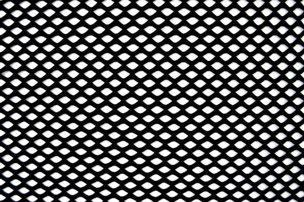 Netzstoff - Super-Elastik - Schwarz