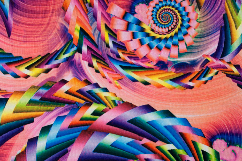 Universal Stoff - Fraktal - Pink