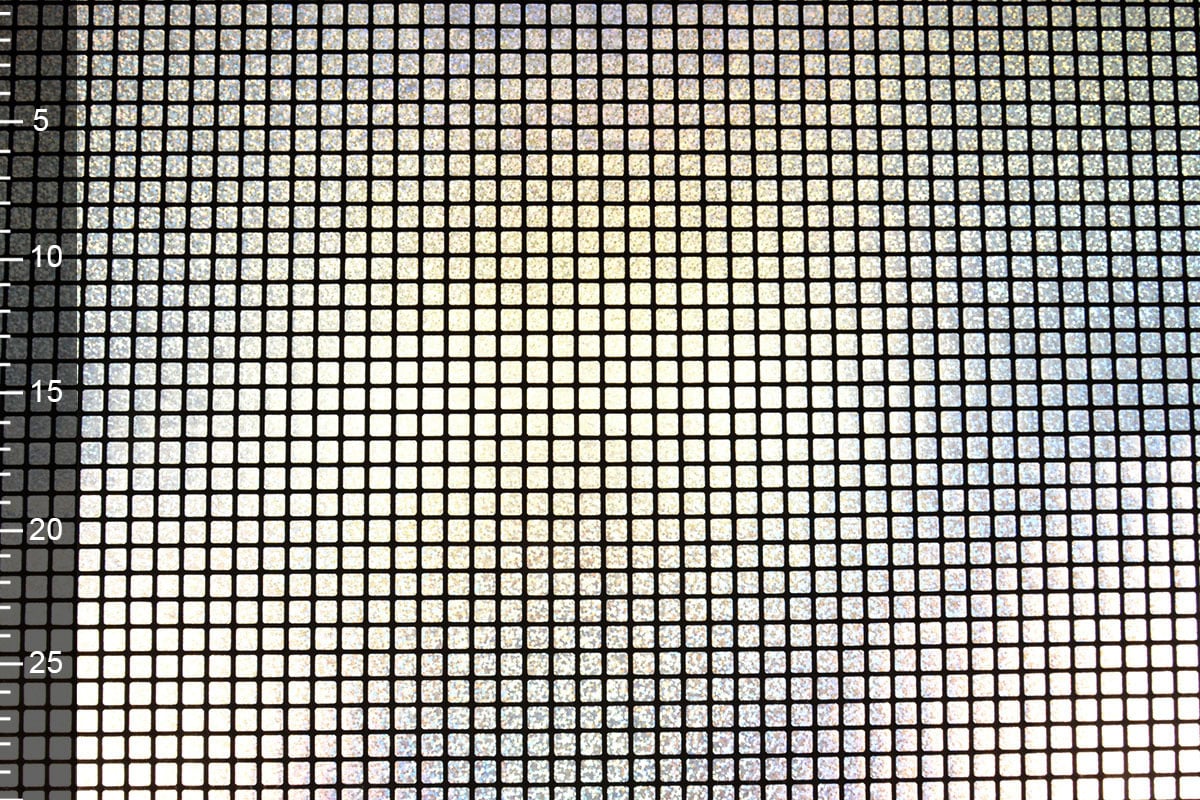 Tanzkleiderstoff Hologramm - Silver Squares