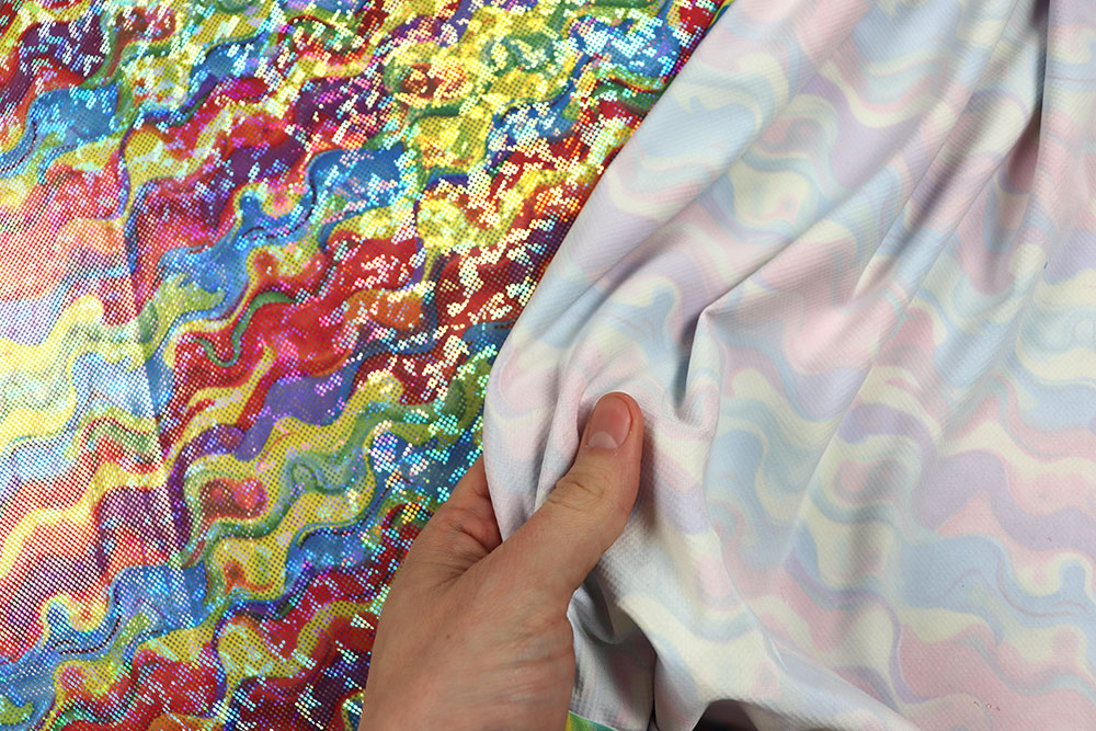 Tanzkleiderstoff Hologramm - Funky Trip