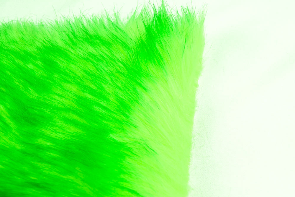 Funky Neon-Fellimitat - Hellgrün