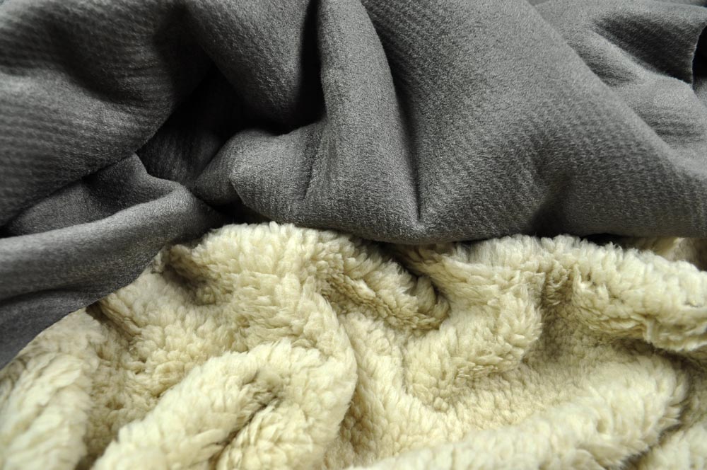 Teddy-Wildlederimitat