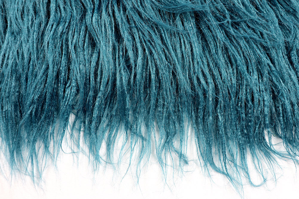 Langhaarfell - Petrol