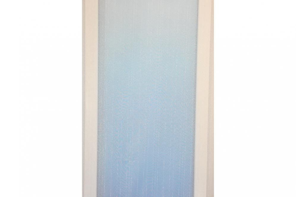 Gardinenstoff Saturn - Weiß transparent - 260 cm hoch- Bleiband